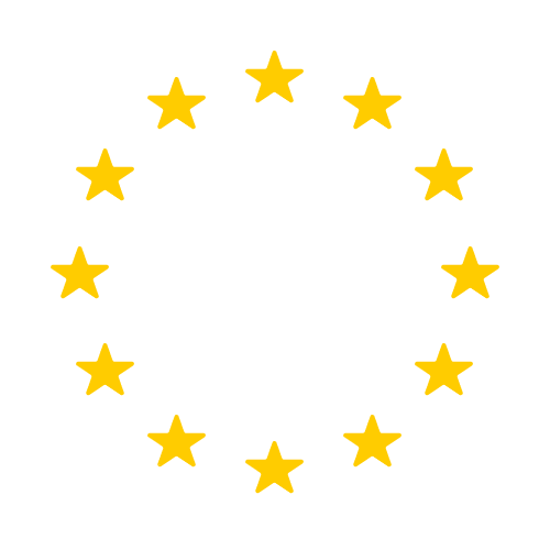 European Union Flag stars as a watch face.